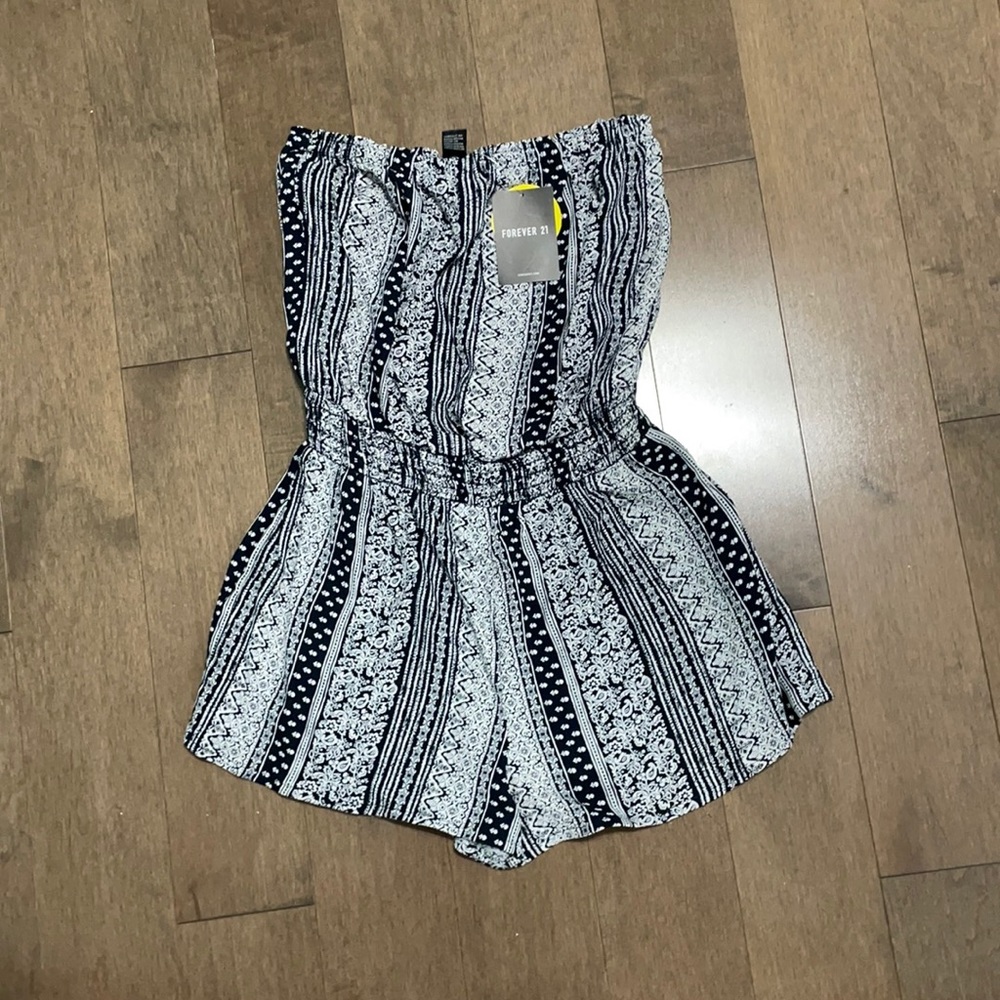 Ruched waist romper